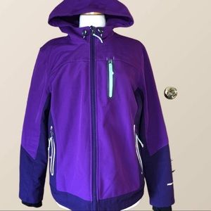 EUC Free Country Sz L Ladies Jacket Two-toned Purple